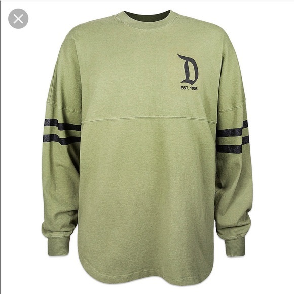 Disney Tops - NWT DISNEYLAND PARK SAGE GREEN SPIRIT JERSEY